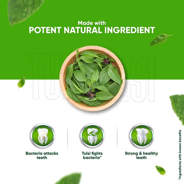 Dabur Herb'l Tulsi - Anti-Bacterial Toothpaste - 200 gm