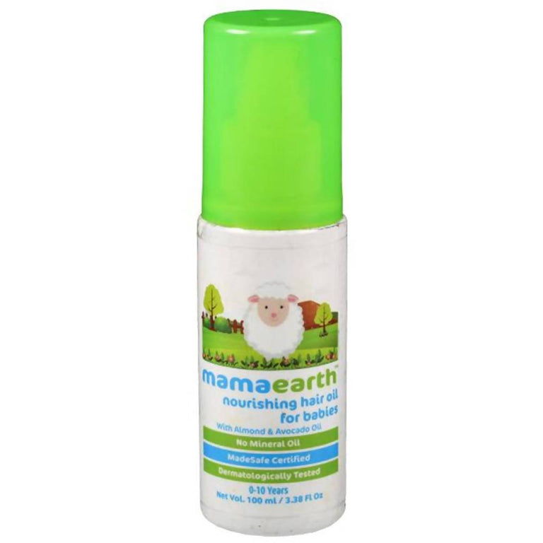 Mamaearth Nourishing Hair Oil For Babies For Repairs Dry Scalp & Stimulates New Hair Growth - 100 ml