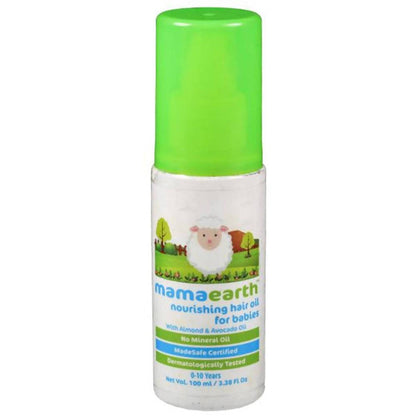 Mamaearth Nourishing Hair Oil For Babies For Repairs Dry Scalp & Stimulates New Hair Growth - 100 ml