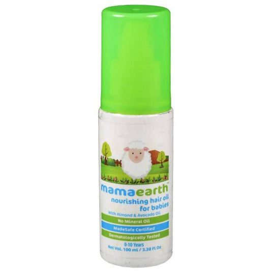 Mamaearth Nourishing Hair Oil For Babies For Repairs Dry Scalp & Stimulates New Hair Growth - 100 ml