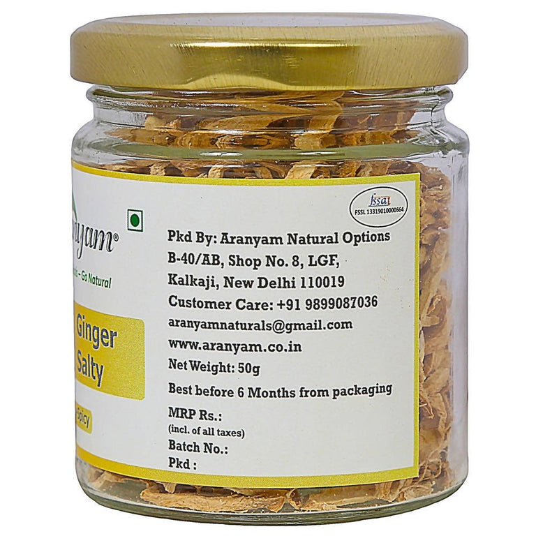 Aranyam Ginger Salty - 50 gm