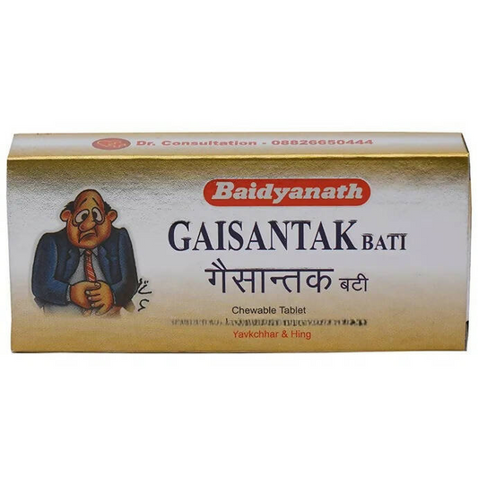 Baidyanath Jhansi Gaisantak Bati Tablets - 20 tabs
