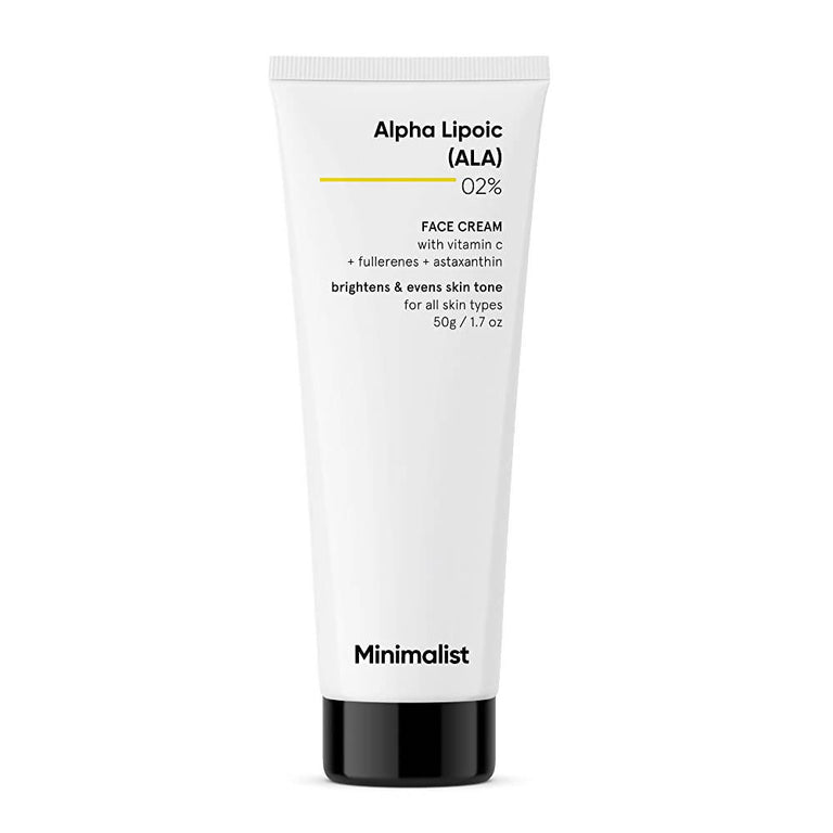 Minimalist Alpha Lipoic (ALA) 02% Face Cream - 50 gm