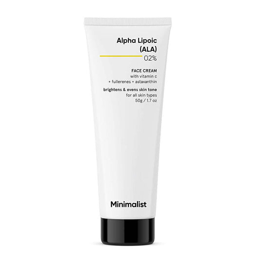Minimalist Alpha Lipoic (ALA) 02% Face Cream - 50 gm