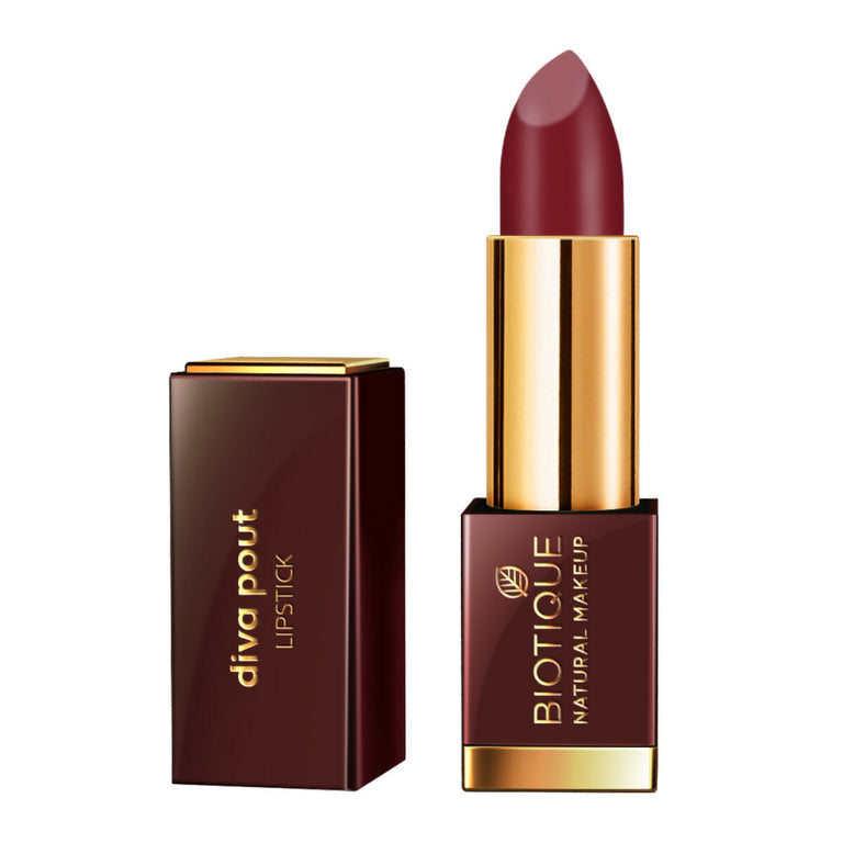 Biotique Diva Pout Lipstick - Dark Romance - 4 gm