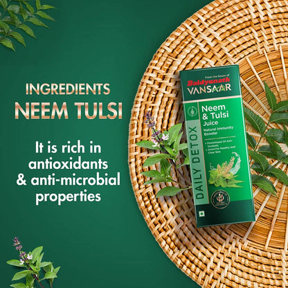 Baidyanath Vansaar Neem & Tulsi Juice - 1 L