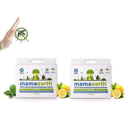 Mamaearth Natural Repellent Mosquito Patches for Babies, 24 pcs - Pack of 1