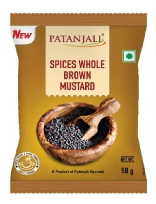 Patanjali Whole Brown Mustard - 50 gm