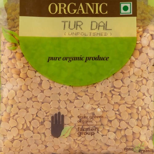 Terra Greens Organic Tur Dal (Unpolished) - 500 gm