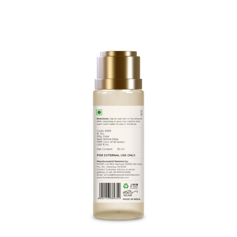 Forest Essentials After Bath Oil Indian Rose Absolute - Nourishing After Shower Body Oil - 50 ml