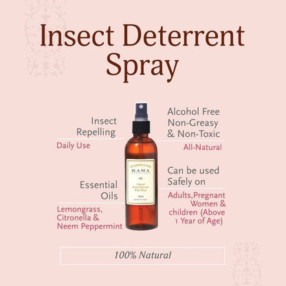 Kama Ayurveda Natural Insect Deterrent Body Spray 100ml - 100 ml