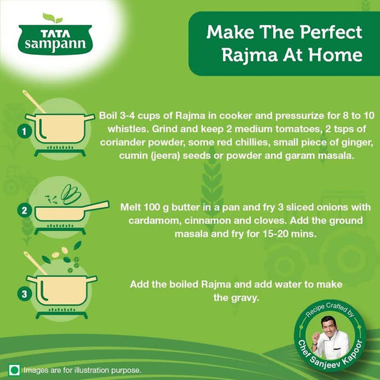 Tata Sampann Unpolished Rajma - 500 gm
