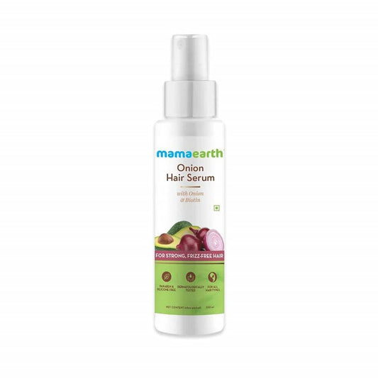Mamaearth Onion Hair Serum For Strong , Frizz Free Hair - 100 ml