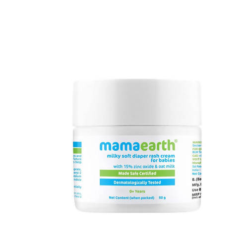 Mamaearth Milky Soft Diaper Rash Cream for Babies - 50 gm