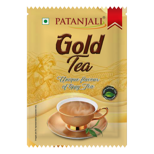 Patanjali Gold Tea - (MT) - 19 gm - Pack of 10