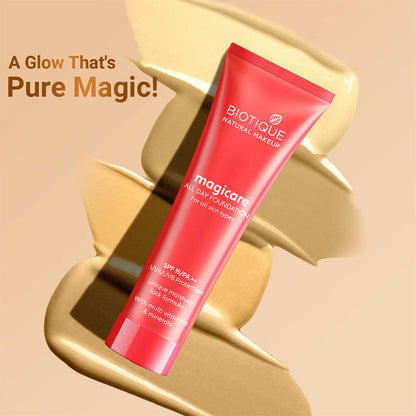 Biotique Magicare All Day Foundation SPF 15 - Sand - 30 ml