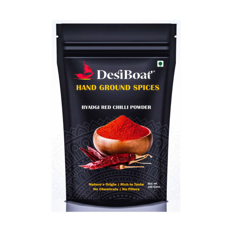 DesiBoat Bydagi Red Chilli Powder - 50 gm