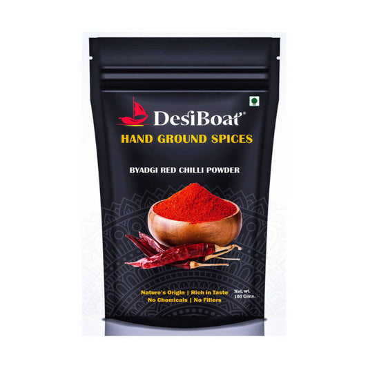 DesiBoat Bydagi Red Chilli Powder - 50 gm