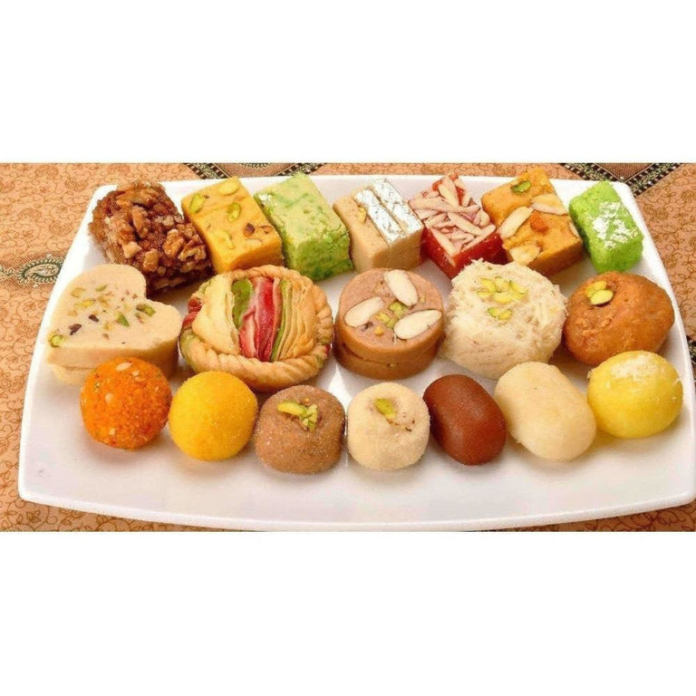 Pulla Reddy Assorted Sweets | Pure Ghee Assorted Sweets for Gifting | Pulla Reddy Assorted Ghee Indian Sweets - 450 gm