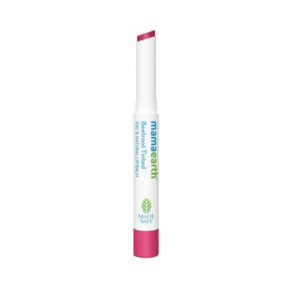 Mamaearth Beetroot Tinted 100% Natural Lip Balm-Natural Pink - 2 gm