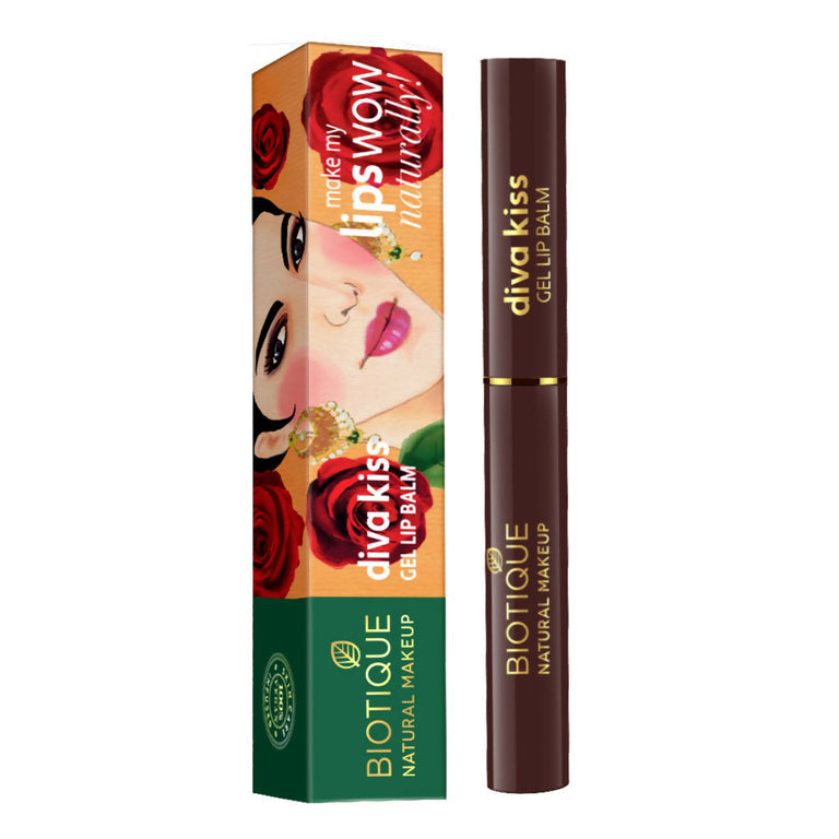 Biotique Diva Kiss Gel Lip Balm - Mulberry Spritzer - 2 gm