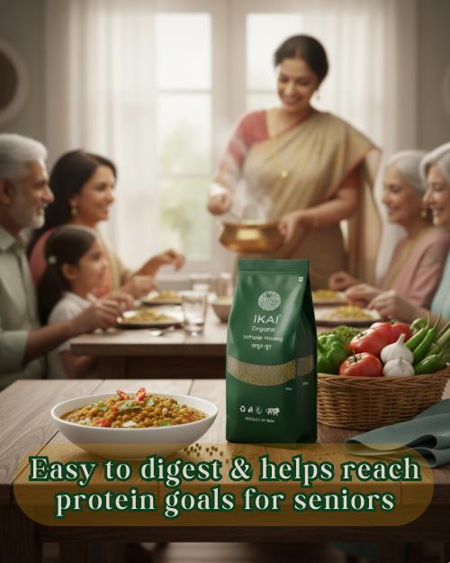 IKAI Organic Whole Moong (Green Gram) - 500 gm