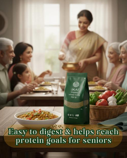 IKAI Organic Whole Moong (Green Gram) - 500 gm