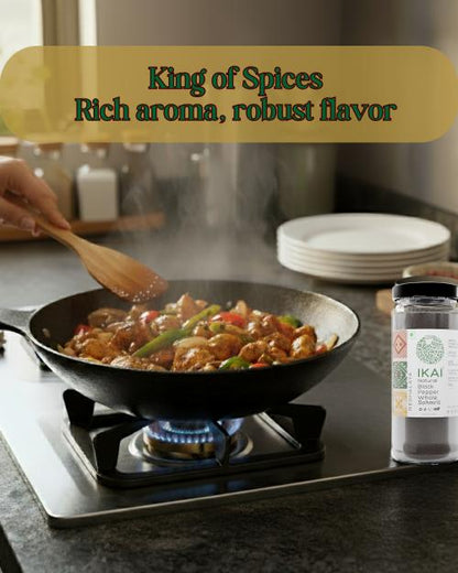 IKAI Natural Black Pepper Whole - 100 gm