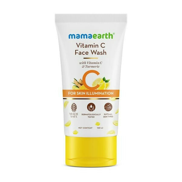 Mamaearth Vitamin C Face Wash with Vitamin C and Turmeric - 150 ml