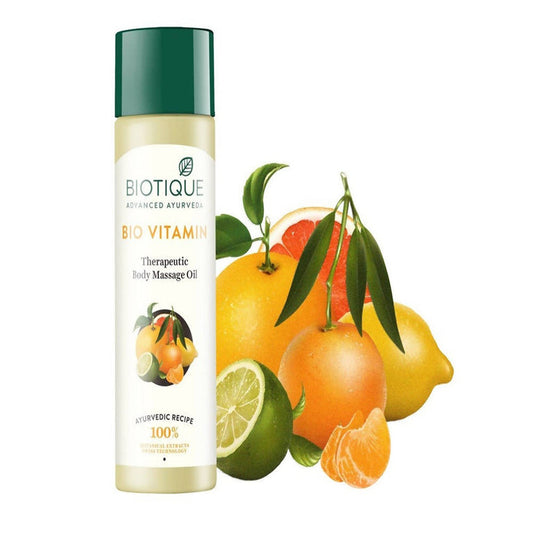 Biotique Bio Vitamin Therapeutic Body Massage Oil - 200 Ml