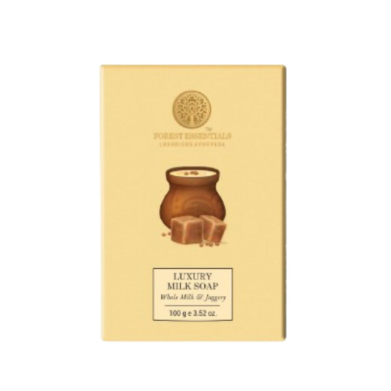 Forest Essentials Whole Milk & Jaggery Soap - 100 gm