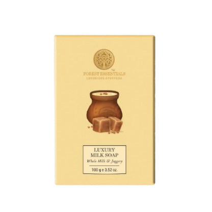 Forest Essentials Whole Milk & Jaggery Soap - 100 gm