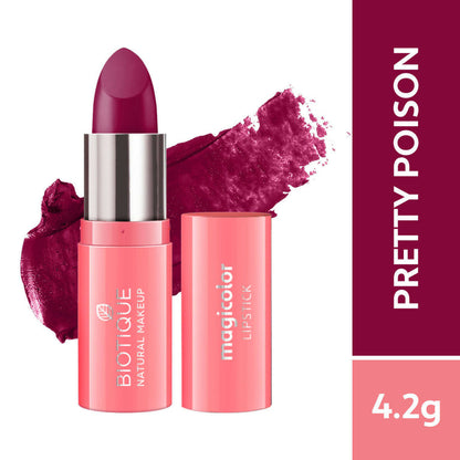 Biotique Magicolor Lipstick - Pretty Poison - 4.2 gm