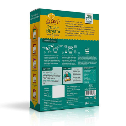 Ez Chef's Paneer Biryani Kit - 305 gm - Pack of 2