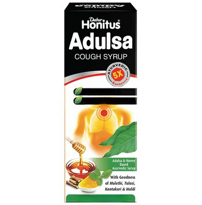 Dabur Honitus Adulsa Cough Syrup - 100 ml