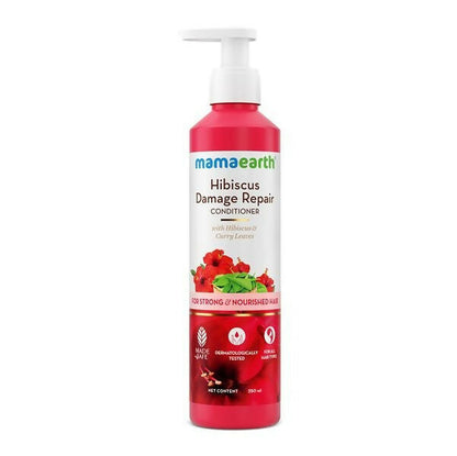 Mamaearth Hibiscus Damage Repair Conditioner With Hibiscus & Curry Leaves - 250 ml