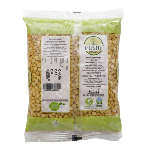 Pusht Organic Chana Dal (Split Bengal Gram Dal) - 1 kg
