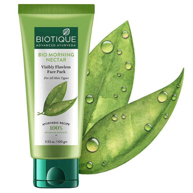 Biotique Bio Morning Nectar Visibly Flawless Face Pack - 100 gm