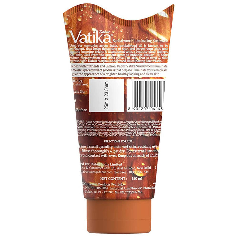 Dabur Vatika Sandalwood Face Wash - 150 ml