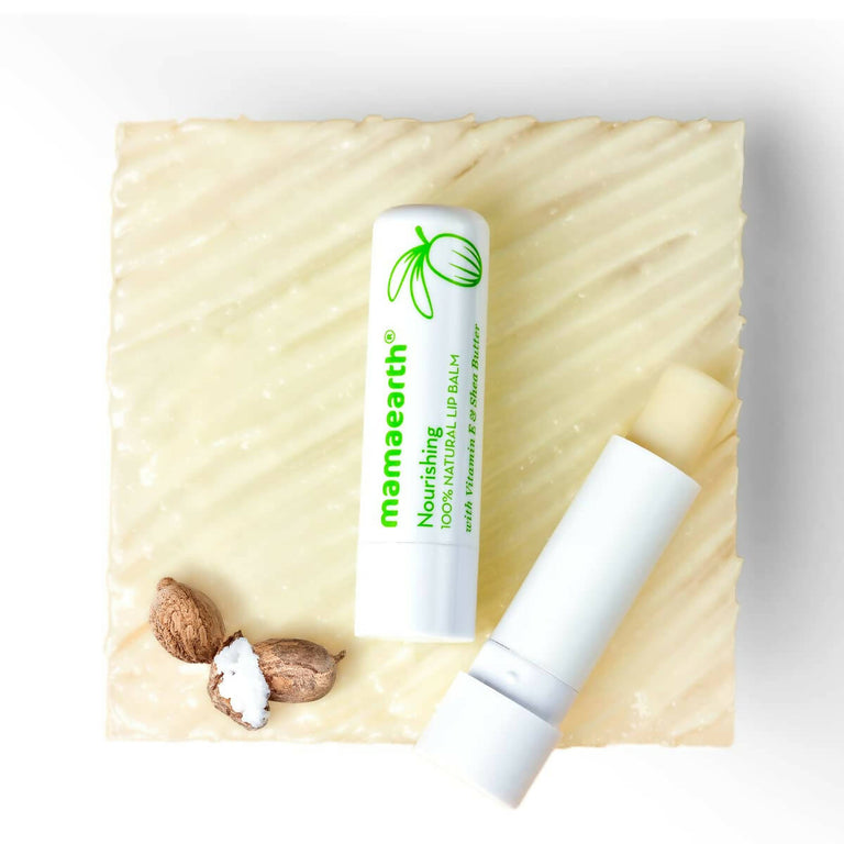 Mamaearth Vitamin E and Shea Butter Natural Lip Balm - 4 gm
