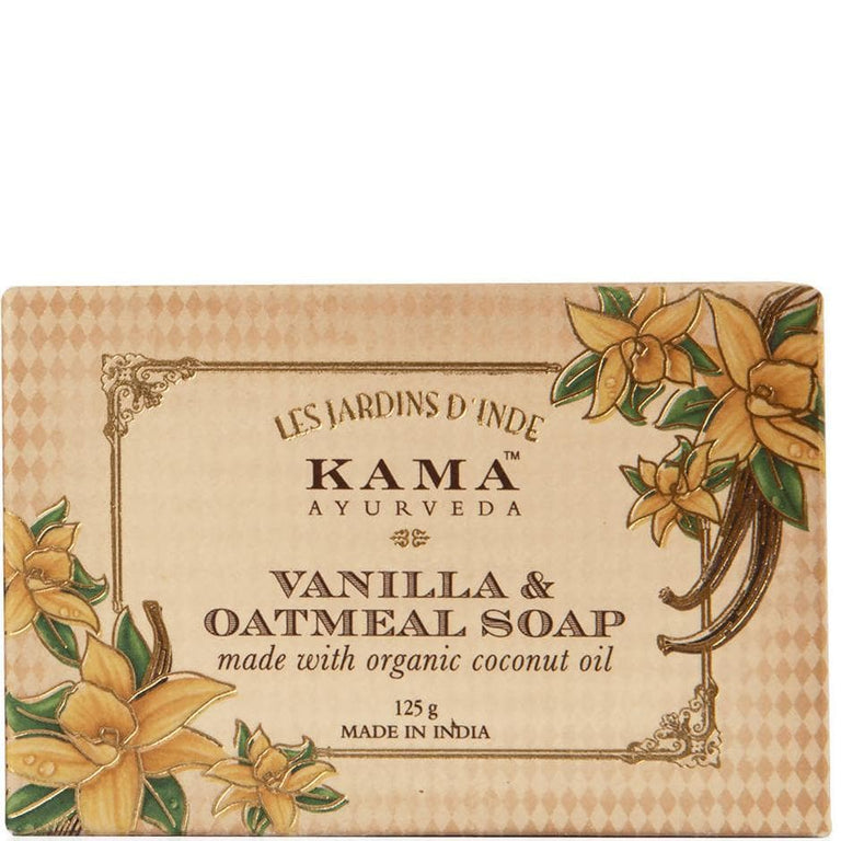 Kama Ayurveda Vanilla & Oatmeal Soap 125gm - 125 gm