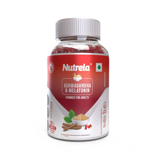 Patanjali Nutrela Ashwagandha & Melatonin Gummies - 30 Gummies