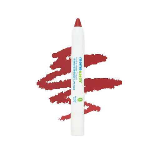 Mamaearth Hydra-Matte Crayon Transferproof Lipstick Berry Red - 2.4 gm