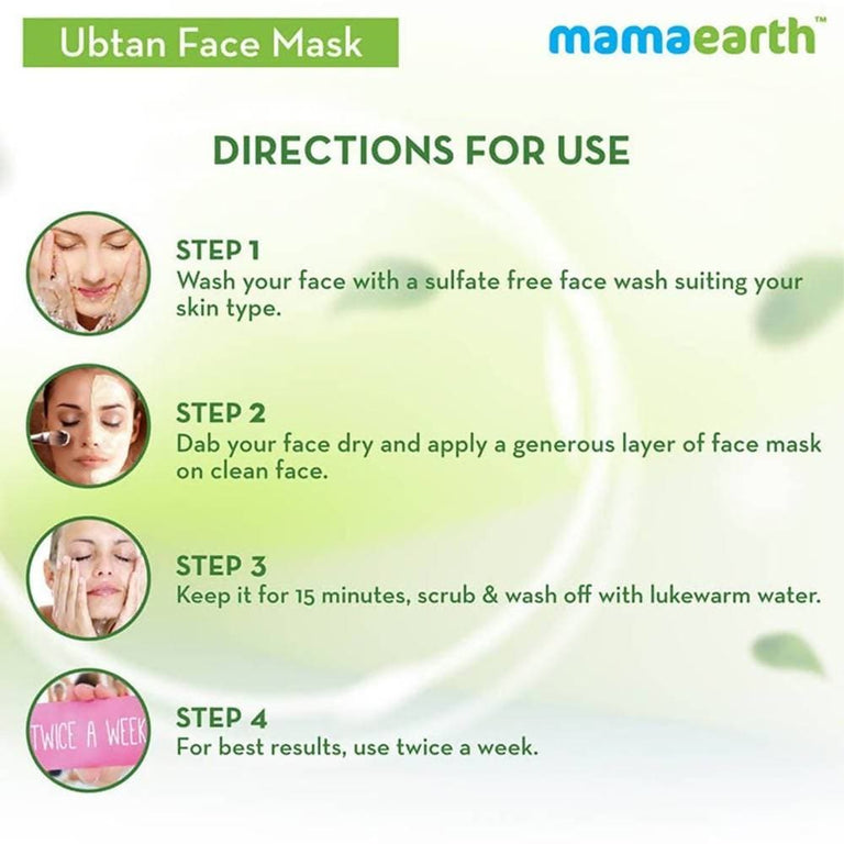 Mamaearth Ubtan Face Mask - 100 gm - Pack of 1