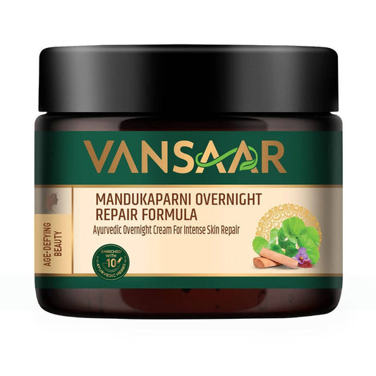 Vansaar Mandukaparni Overnight Repair Formula Cream - 50 gm