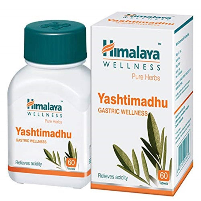 Himalaya Herbals - Yashtimadhu Gastric Wellness - Pack of 1 - 60 tabs