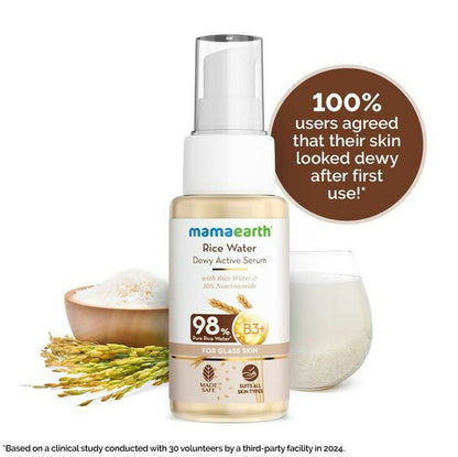 Mamaearth Rice Water Dewy Active Serum - 50 ml