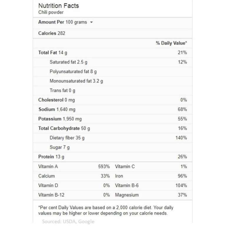 Freshon Byadige Chilli Powder - Organically Grown - 250 gm