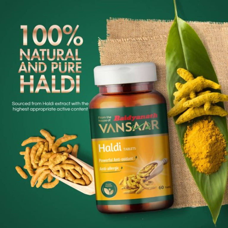 Baidyanath Vansaar Haldi Tablets - 60 Tabs