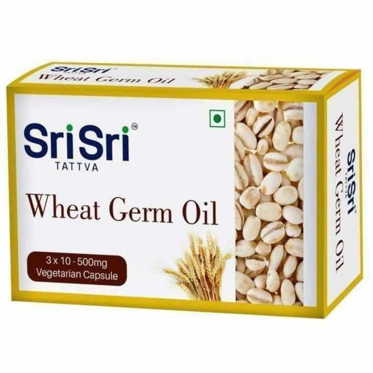 Sri Sri Tattva Wheat Germ Veg Oil Capsules - 30 caps